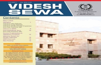  VIDESH SEWA VI - Newsletter of Foreign Service Institute